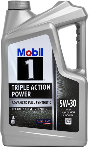 MOBIL 1 Full Synthetic 5W 30 Engine Oil Triple Action S Sport