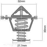 TRIDON THERMOSTAT to Suit MAZDA RX8 TT620-180