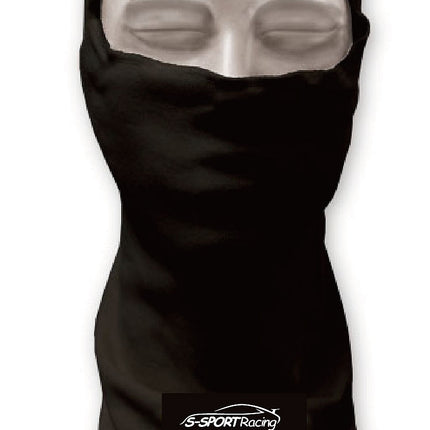 Car Racing Balaclava FIA Approved Single eye port Black