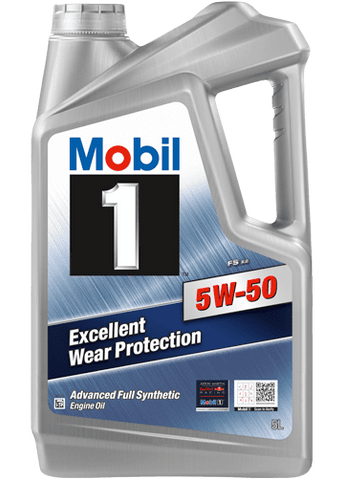 MOBIL 1™ Full Synthetic FS X2 5W-50 Engine Oil 5 Litre