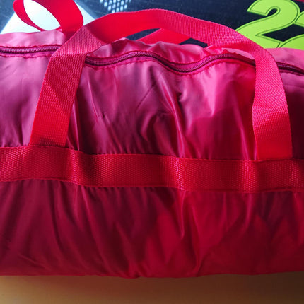 Racecar, Showcar, Muscle Car or Streeter INDOOR Car Cover Small RED with BLACK Stripe